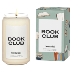 Homesick Book Club Jar Candle
