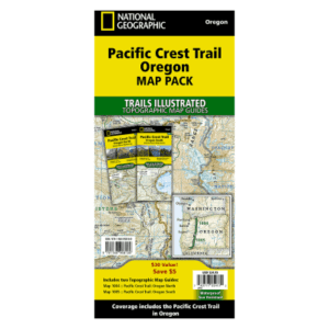 National Geographic Trails Illustrated Topographic Map Guide Series Map Bundle - Oregon - Pacific Coast Trail 2-Pack