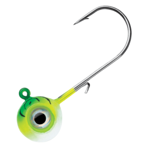 VMC Neon Moon Eye Jighead - 1/8 oz. - Green Fire UV