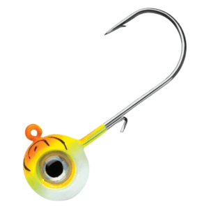 VMC Neon Moon Eye Jighead - 1/4 oz. - Orange Fire UV