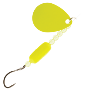 Cabela's Classic Floating Single-Hook Walleye Spinner - 36'' - Chartreuse