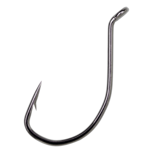 Eagle Claw Lazer Sharp L4GH Wide-Gap Walleye Hook - Platinum Black - 6