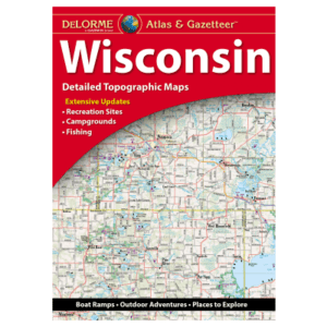 DeLorme Atlas & Gazetteer Detailed Topographic Maps Book - Wisconsin