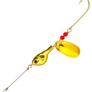 Bass Pro Shops Demon Eye Walleye Spinner - 1/2 oz. - Gold
