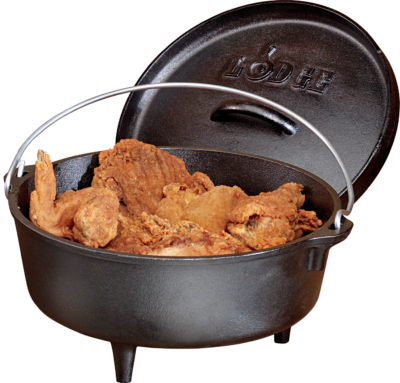 Lodge 4-Qt. Cast Iron Camp Dutch Oven