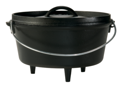 Lodge 5-Quart Cast Iron Deep Camp Dutch Oven