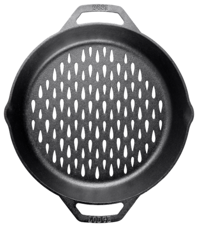 Lodge 12" Dual-Handled Grill Basket