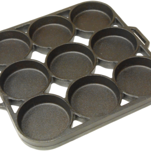 King Kooker Pre-Seasoned Cast-Iron Biscuit Pan