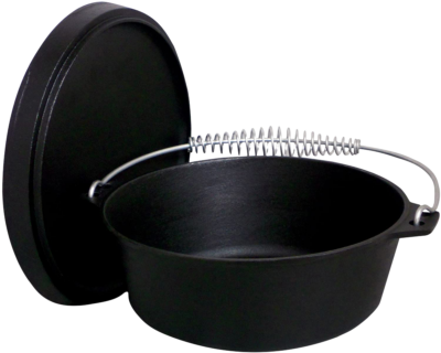 King Kooker Pre-Seasoned Cast-Iron Dutch Oven - 12 qt.