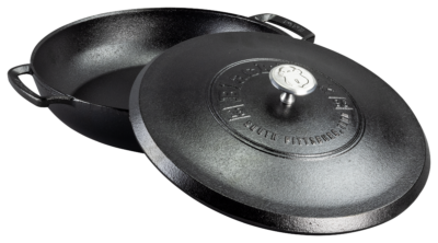 Lodge Blacklock Triple-Seasoned Cast-Iron Braiser With Lid