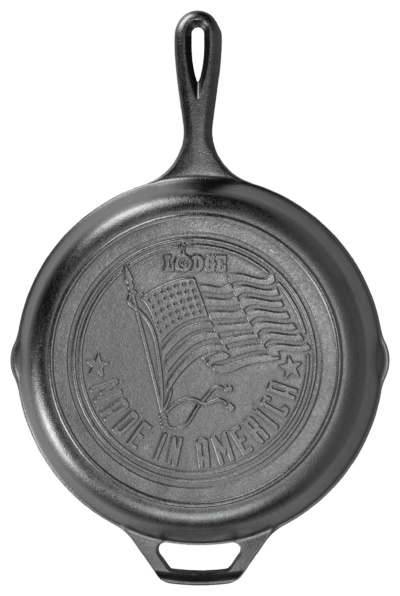 Lodge Cast Iron Skillet with American Flag