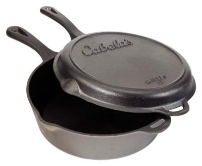 Cabela's Outfitter Series Cast-Iron Deep Skillet with Lid
