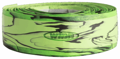 Winn Slim Grip Rod Overwrap - Chartreuse/Black
