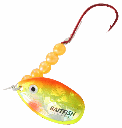 Northland Fishing Tackle Baitfish-Image Walleye Spinner - Sunrise