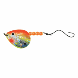 Bass Pro Shops XPS Death Roll Walleye Spinner Rig - Chartreuse/Orange - #3