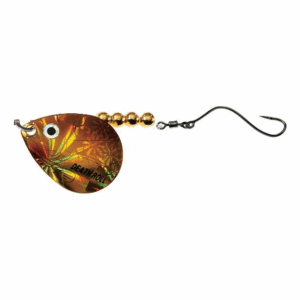 Bass Pro Shops XPS Death Roll Walleye Spinner Rig - Gold Shiner - #4