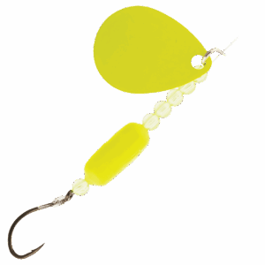 Bass Pro Shops Walleye Angler Classic Floating Walleye Spinner Rig 2-Pack - 36'' - Chartreuse
