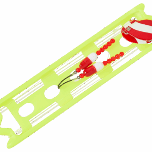 Bass Pro Shops Walleye Angler Classic Floating Walleye Spinner Rig 2-Pack - 36'' - Red/White