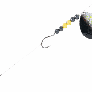Bass Pro Shops Walleye Angler 2-Hook Walleye Spinner Harness Rig 2-Pack - #6 - Chartreuse