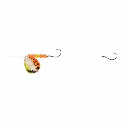 Bass Pro Shops Walleye Angler 2-Hook Walleye Spinner Harness Rig 2-Pack - #5 - Firetiger