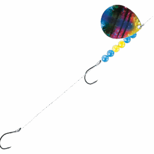 Bass Pro Shops Walleye Angler 2-Hook Walleye Spinner Harness Rig 2-Pack - #6 - Twisted