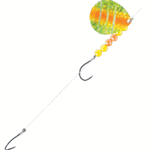 Bass Pro Shops Walleye Angler 2-Hook Walleye Spinner Harness Rig 2-Pack - #6 - Jumpsuit