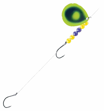 Bass Pro Shops Walleye Angler 2-Hook Walleye Spinner Harness Rig 2-Pack