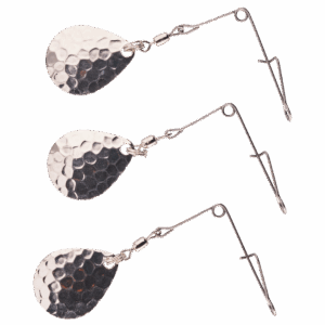 Bass Pro Shops Walleye Angler Jig Spinners - #03- Hammered Nickel