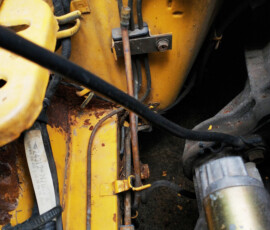 Frame Rail Beneath Battery Tray Solid